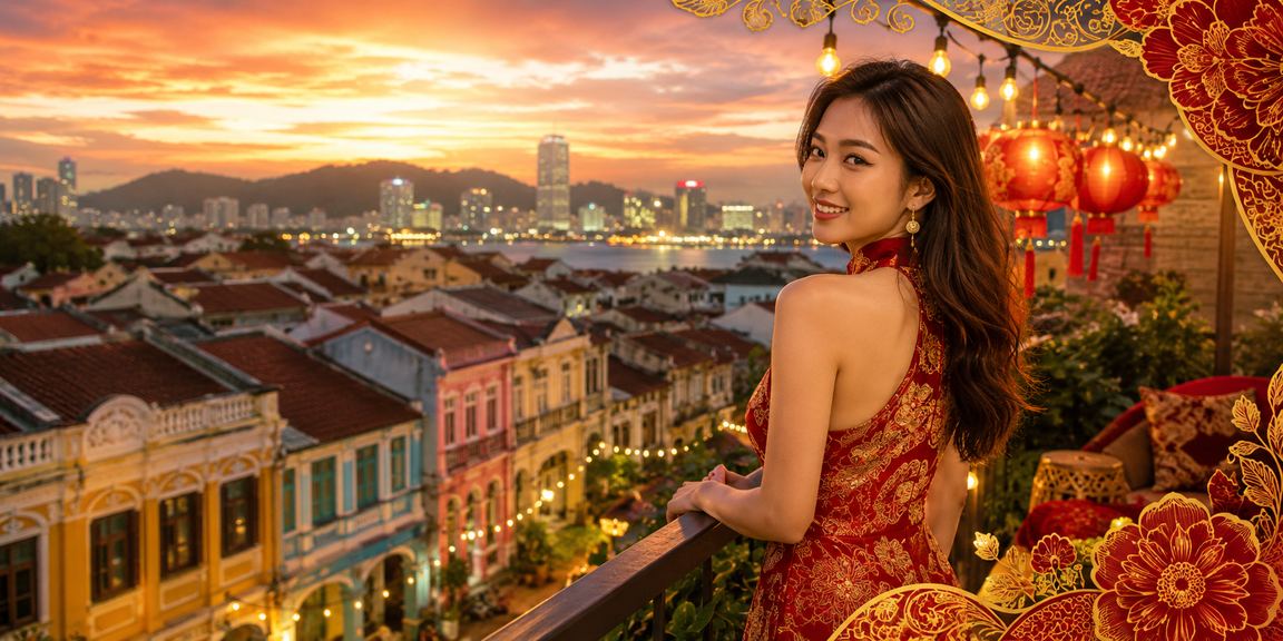 Suasana hiburan kasino di Pulau Pinang dengan motif batik yang melambangkan warisan budaya Malaysia