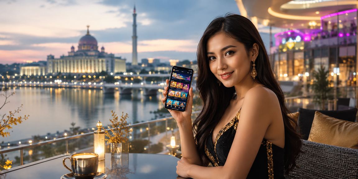 Bonus cashback gaya Malaysia di Putrajaya dengan latar belakang senibina ikonik