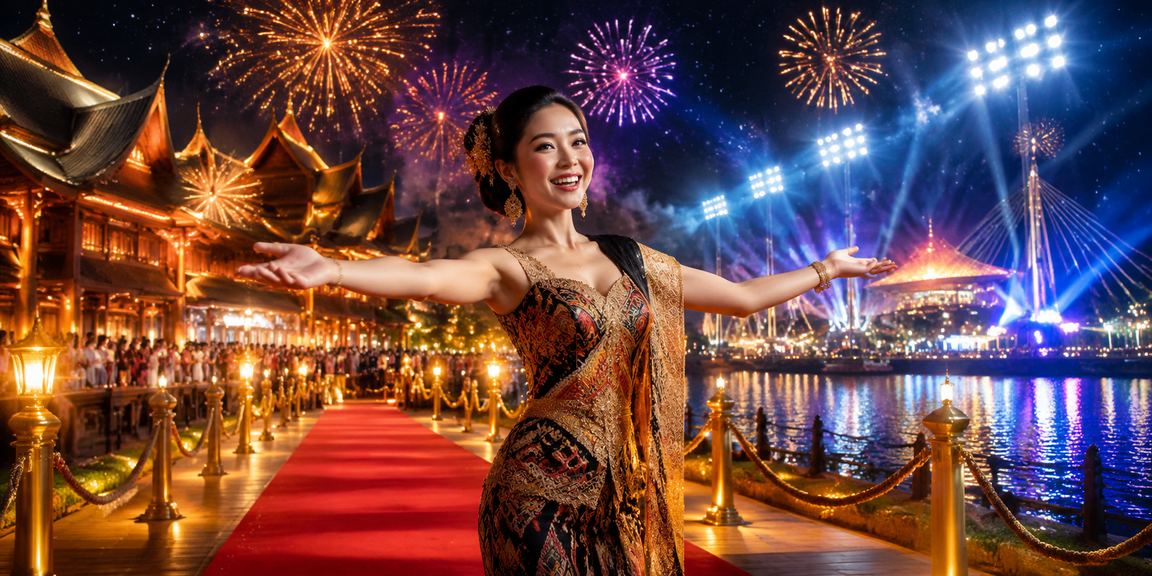Meja baccarat gaya Malaysia di Sarawak dengan suasana kasino tradisional yang menawan